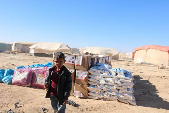 الرحمة العالمية: إغاثة 1000 أسرة سورية في الأردن